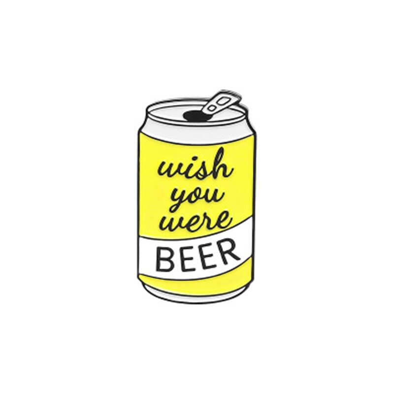 Lustige Bahre Kann Brosche duff Bahre Trinken Emaille Stift Wunsch Waren Sie Bahre Abzeichen Hemd Tasche Revers Stifte Schmuck für Freund: Stil 3
