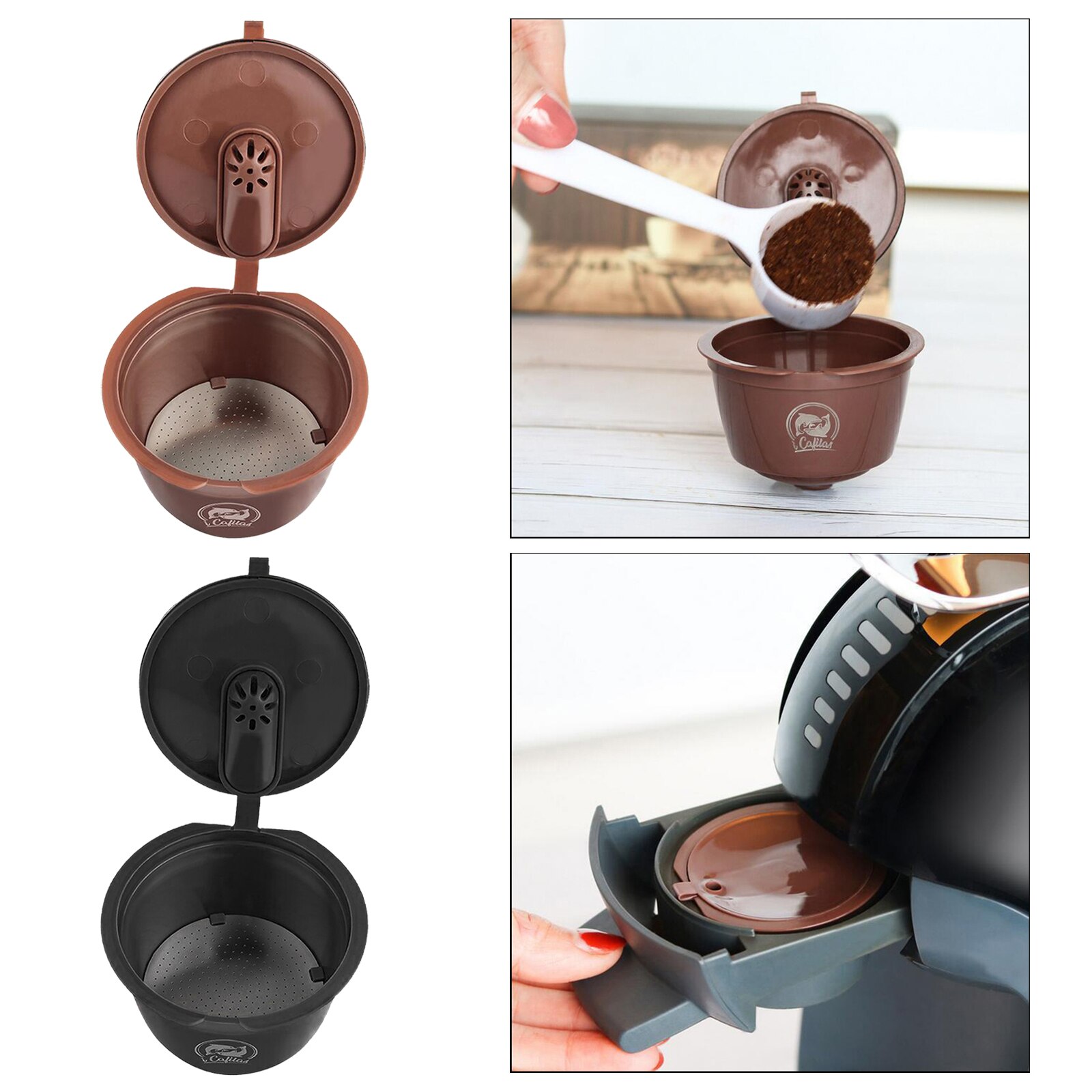 Cápsula de café rellenable, cápsula de filtro K reutilizable, accesorios de cafetera