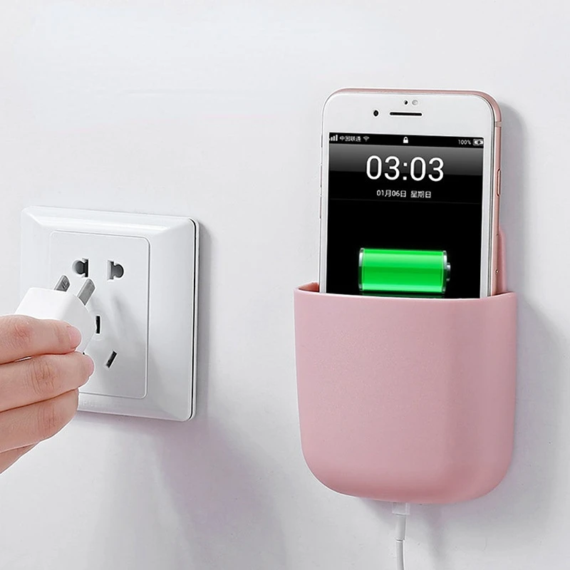 Opbergdoos voor wandmontage zonder gaten, opbergdoos voor afstandsbediening, opbergdoos voor afstandsbediening van de airconditioning, opbergdoos voor de tv, houder voor mobiele telefoon