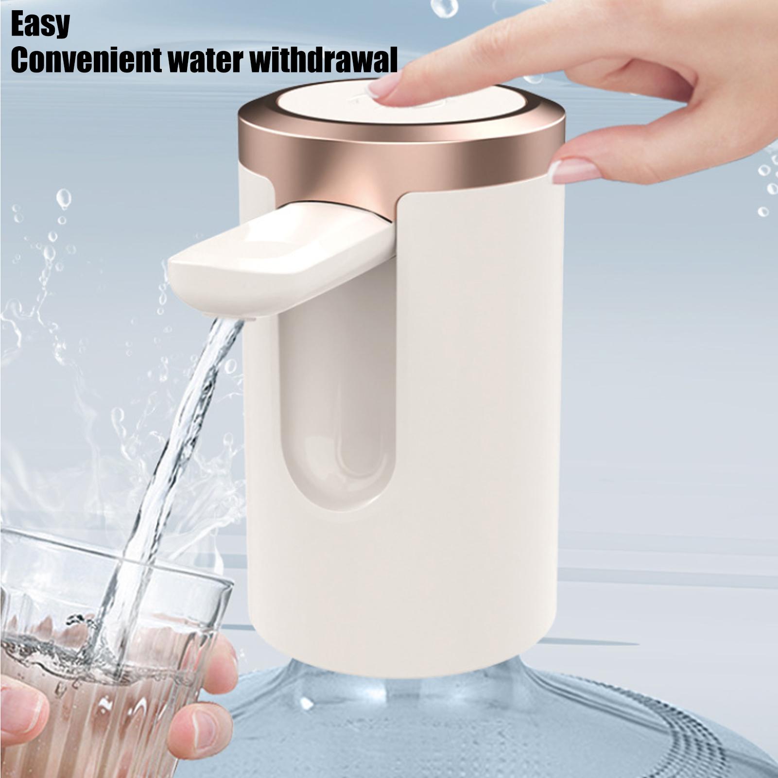 and Cold Water Dispenser Water Dispenser Pump Portable Electric Press Silent for Kitchen Counter Home Outdoor Sports Party