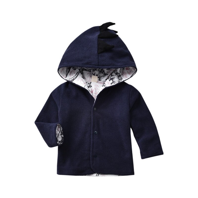 1-5 ans bébé garçons manteaux printemps automne vêtements enfant en bas âge enfants bébé garçon dinosaure manteau à capuche veste sweats à capuche pour garçons vêtements d'extérieur