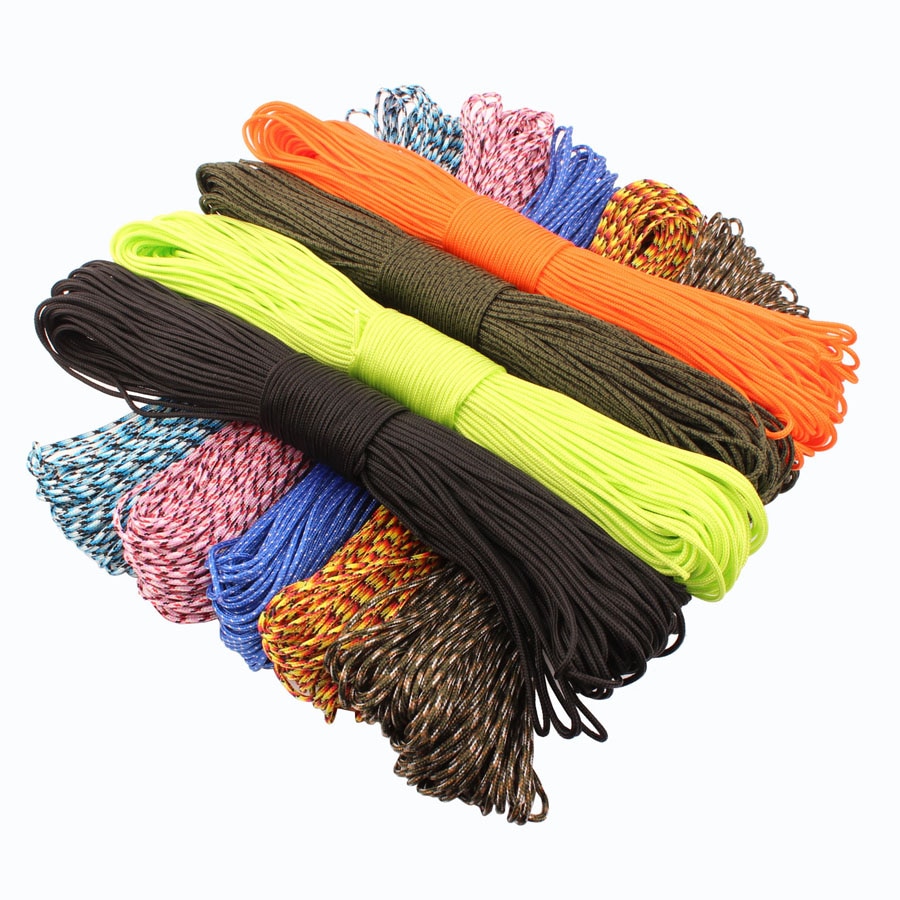 Camping Himmel Paracord 2mm 3 Strang paracord Ader draussen Camping Seil Fallschirm-schnur Schlüsselband Zelt Multifunktions Corda