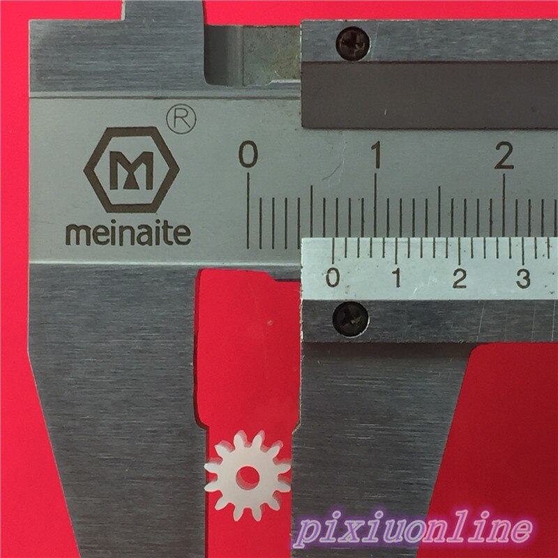 10pcs K024Y Mini Plastic 122A Motor Shaft Gear Sets 12 Tooth 2mm Hole Diameter DIY Helicopter Robot Toys On