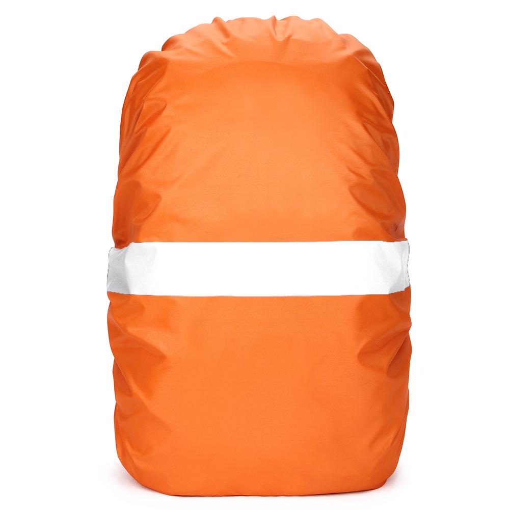 Justerbar vandtæt støvtæt rygsækpose reflekterende støvregn: Orange