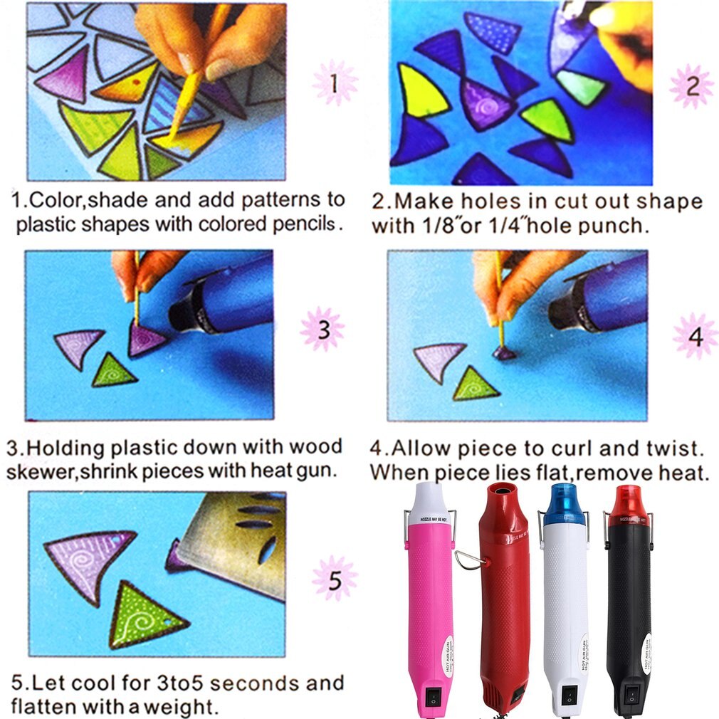 Air Tool Portable Soft Ceramic Shrinking Heat Tool Soft Ceramic Heat Tool For DIY Embossed Powder