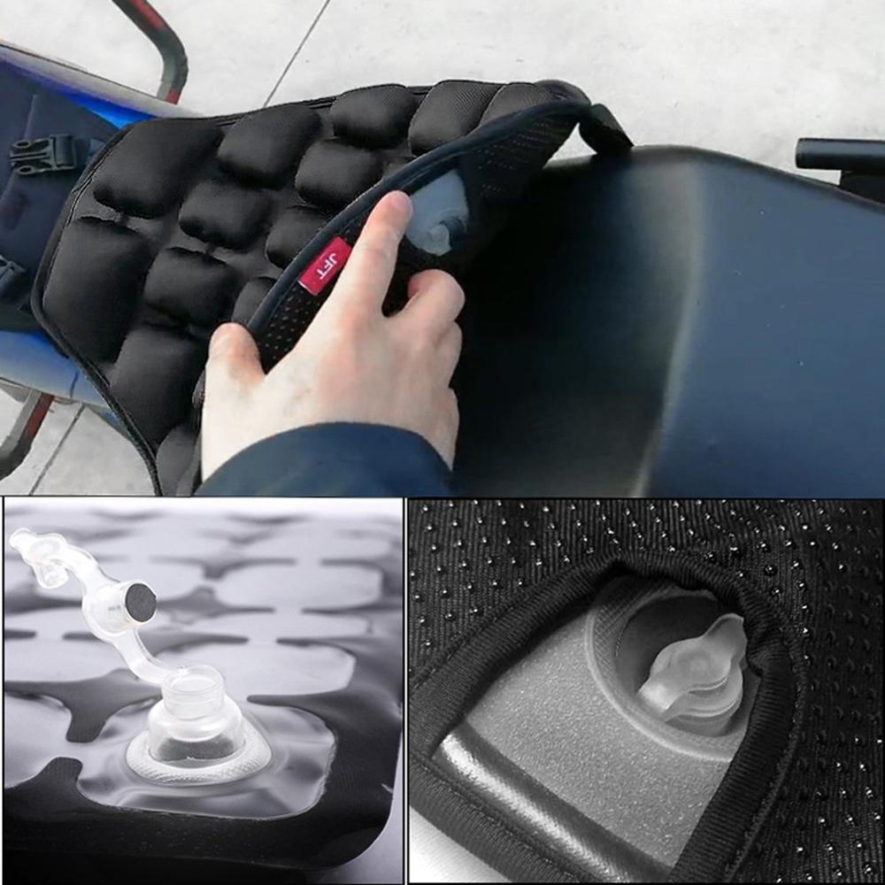 Amortiguador de motocicleta, antivibración, accesorios para automóviles y motocicletas, asiento de patrulla, protector solar para coche, transpirable