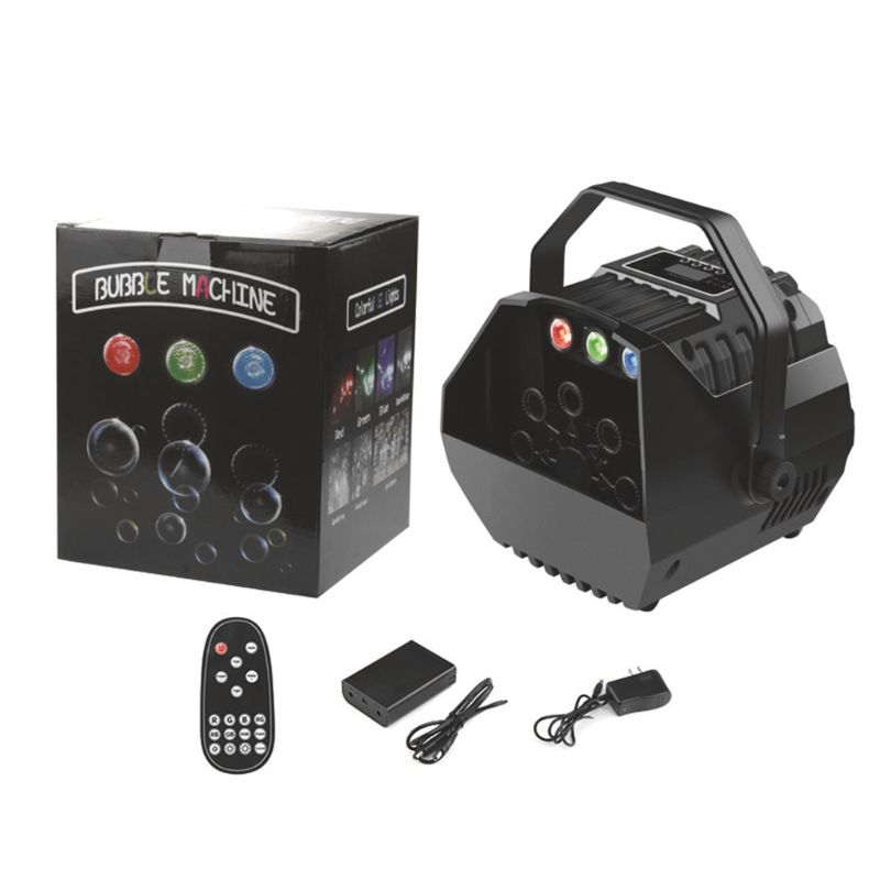 77HD Mini Bubble Machine Auto Bubble Blow Maker for Outdoor/Indoor Use for Kids