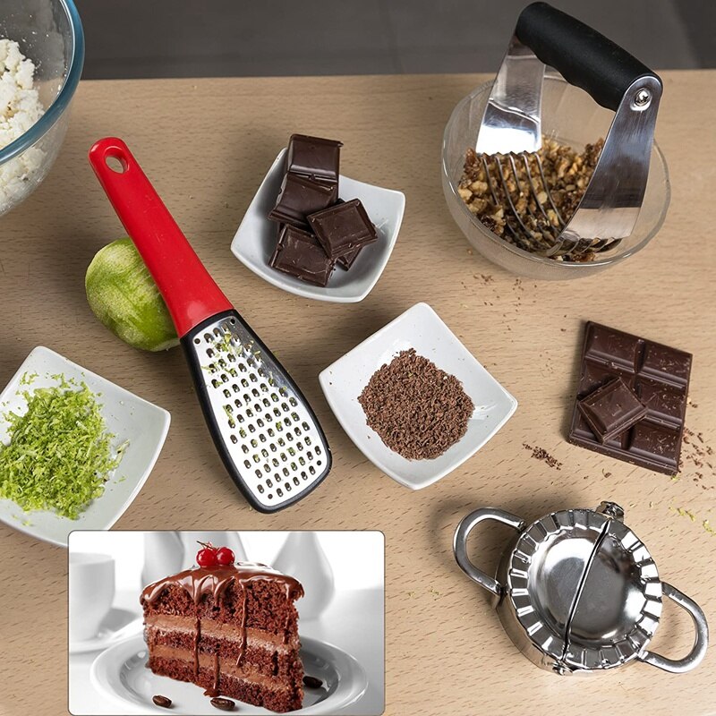 Kringle kutter sett deig blender og kjeks kuttere - perfekt som en pai skorpe kuttere eller smør skiver
