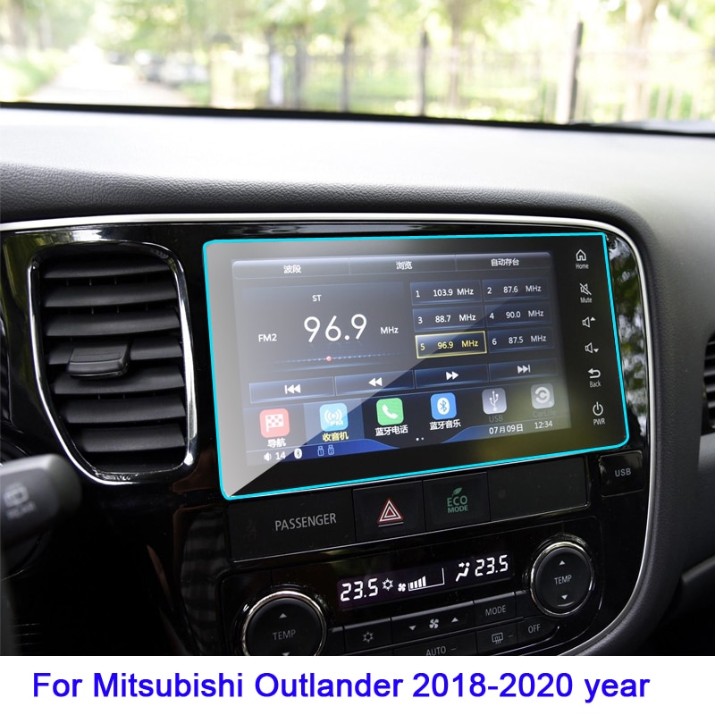 Gehard Glas Screen Beschermfolie Voor Mitsubishi Outlander Auto Interieur Auto Gps Navigatie Screen Protector Jaar