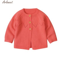 ARLONEET vêtements bébé garçons filles Cardigan Crochet pull printemps automne à manches longues tricot pull manteau