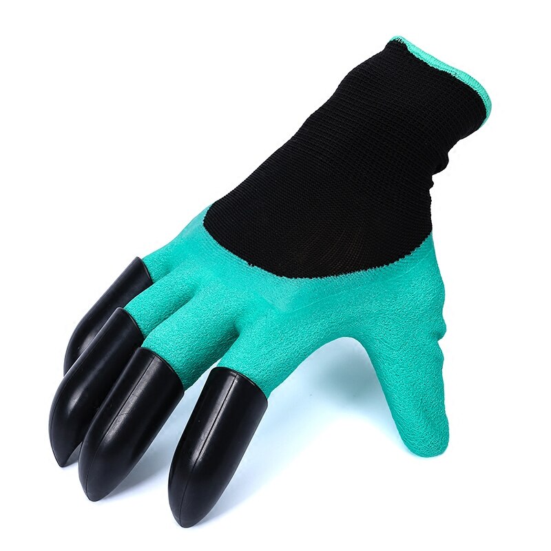 Gants de jardin pour plantes avec des griffes du bout des doigts rapide facile à creuser et à planter sans danger pour les moufles roses creusant des gants ménagers imperméables