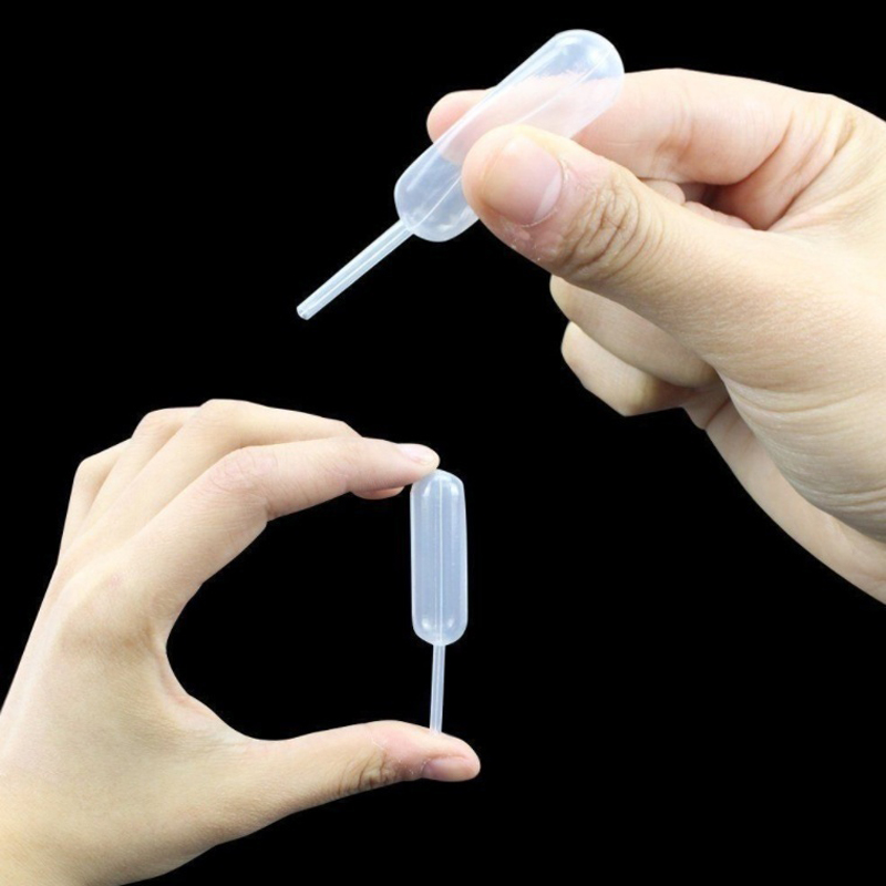 Pipetas cuentagotas para postre, adorno de pastel, plástico cilíndrico, exprimidor de transferencia para cocina, accesorios de joyería 50 Uds 4Ml