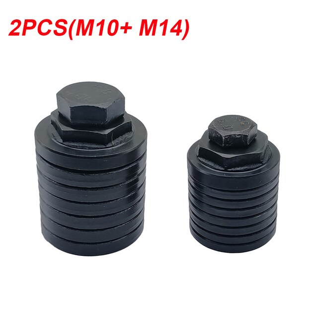 M10/M14 Angle Grinder To Grooving Machine Adapter Conversion Kit Flange Nut Metal Lock Nut Grooving Machine For 100/125-230: Black  M10-M14