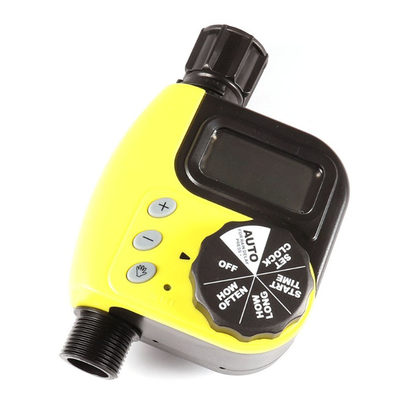 jardin riego automatico temporizador jardineria programador de riego jardineria herramienta agricultura programador riego riego riego jardin irrigation system temporizador de riego garden agricola temporizador riego: Amarillo