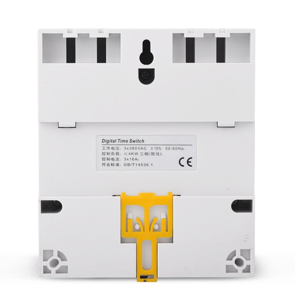 interruptor programable de temporizador trifásico TM613, 380v, con retroiluminación, interruptor de tiempo digital para 7 días-24 horas