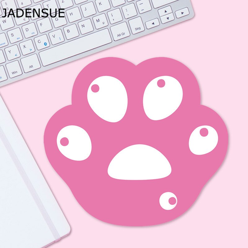 Mouse Pad Rubber Cute Cat Paw Pattern Anti-Slip Mice Comfortable Desk Mats for Laptop PC Computer Pad Game Mousepad Deskpad: 280x260x3mm 10