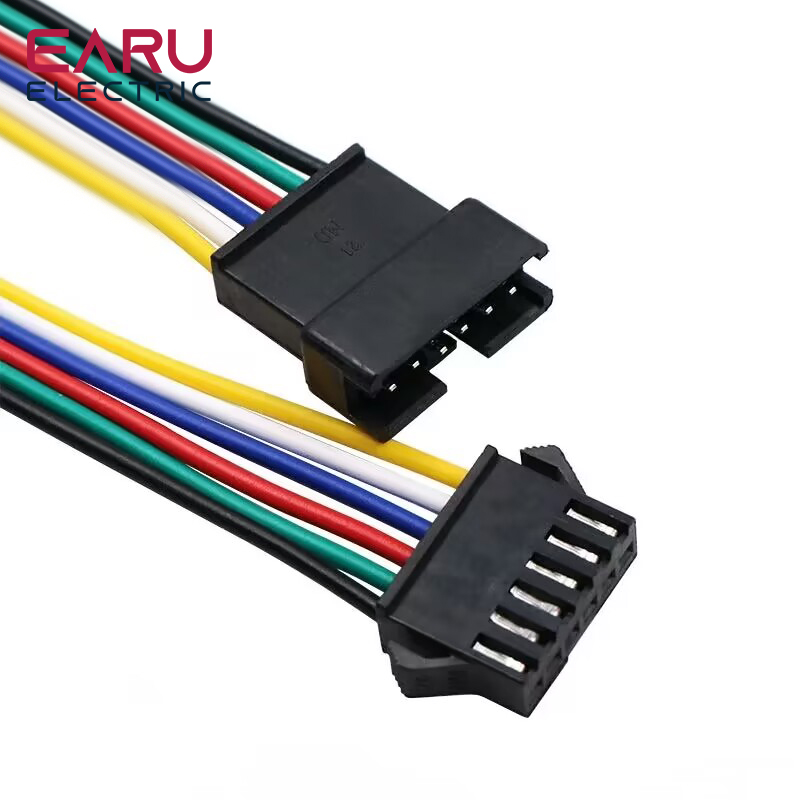 Conector de cable JST SM 2P 3P 4P 5P 6P, 10 pares de 15cm, conector de cable macho a hembra, tiras LED, conectores de controlador de lámpara, adaptador rápido