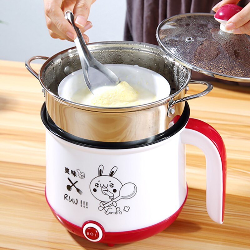 Electric Mini Rice Cooker 1.8L Non-stick Cooking Machine Single/Double Layer Available Pot Multi Electric Rice Cooker