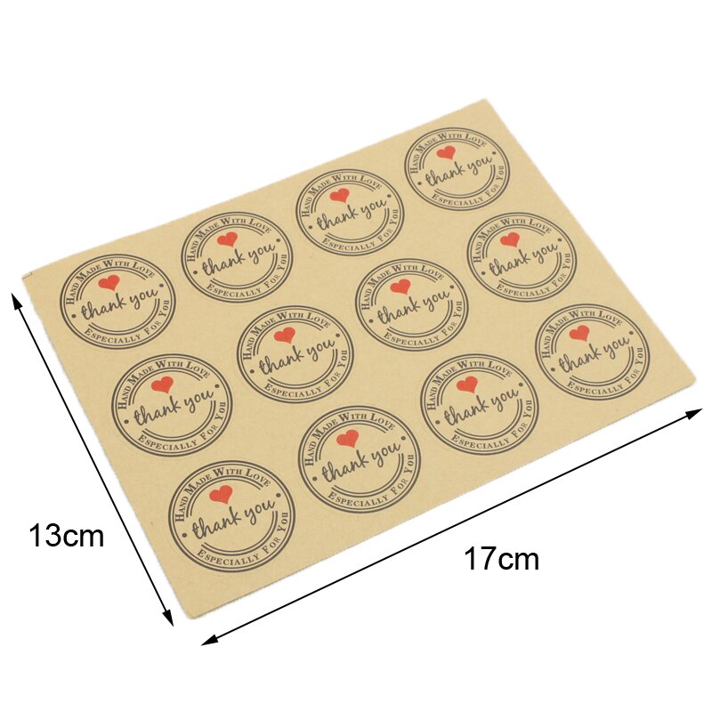 ! lucia crafts multi option seal sticker papieren label taartverpakking verpakkingslabel  i0429