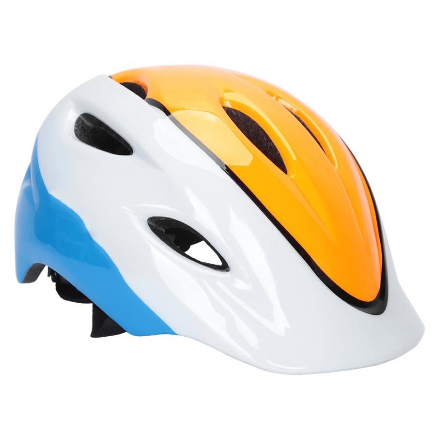 Children Helmet Kid Cycling Climbing Skating Safe Helmet 3-14 years Child Scooter Outdoor Sports Head Protector Helmet Hat: Orange