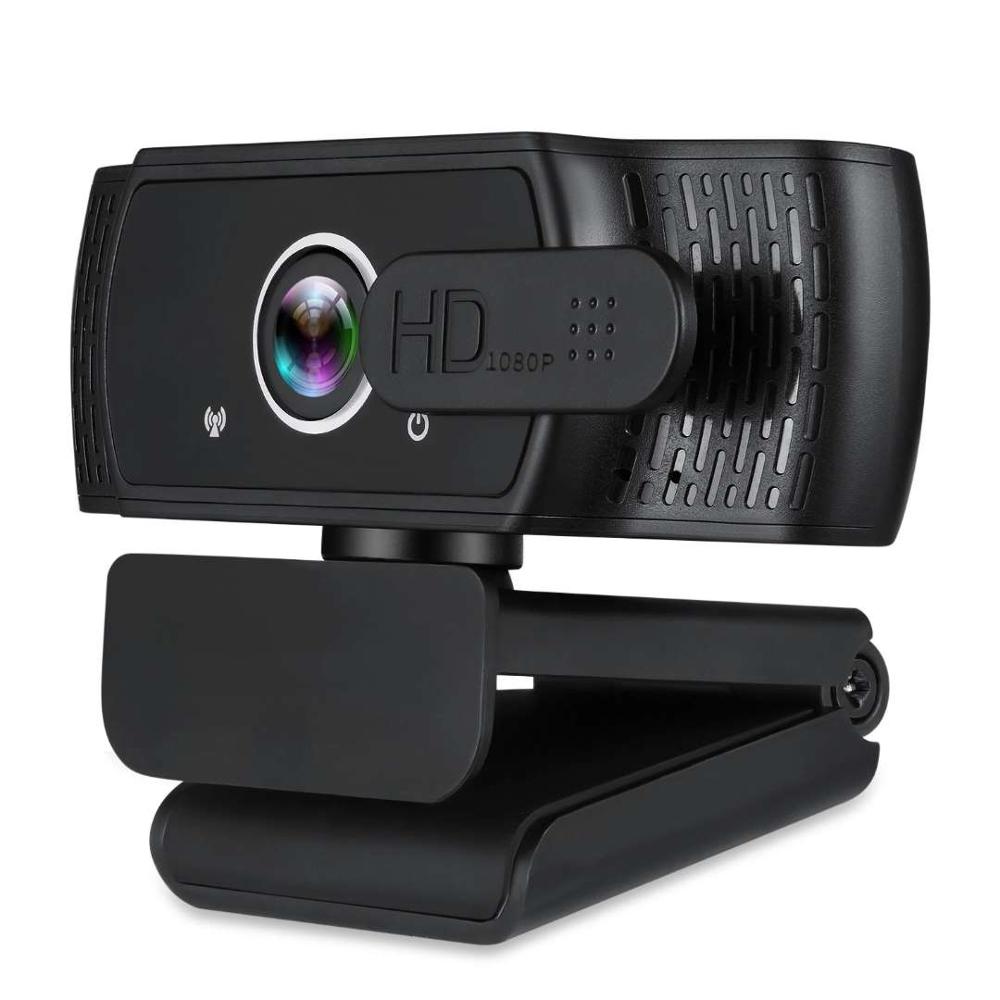 Webcam 1080P Full Hd 2 Mega Web Camera Met Microfoon Autofocus Usb Full Hd 1080P Webcam Cover voor Computer Pc Laptop Skype