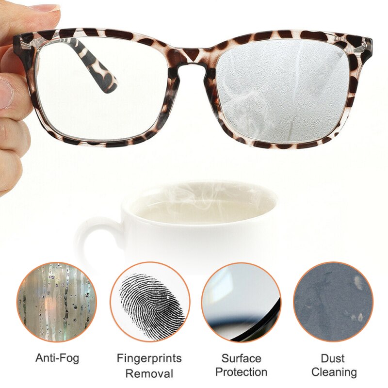 Nano Microfiber Textile Cleaning Cloth Without Traces Anti-fog Glasses Cloth Lens Clothes Eyewear Accessories