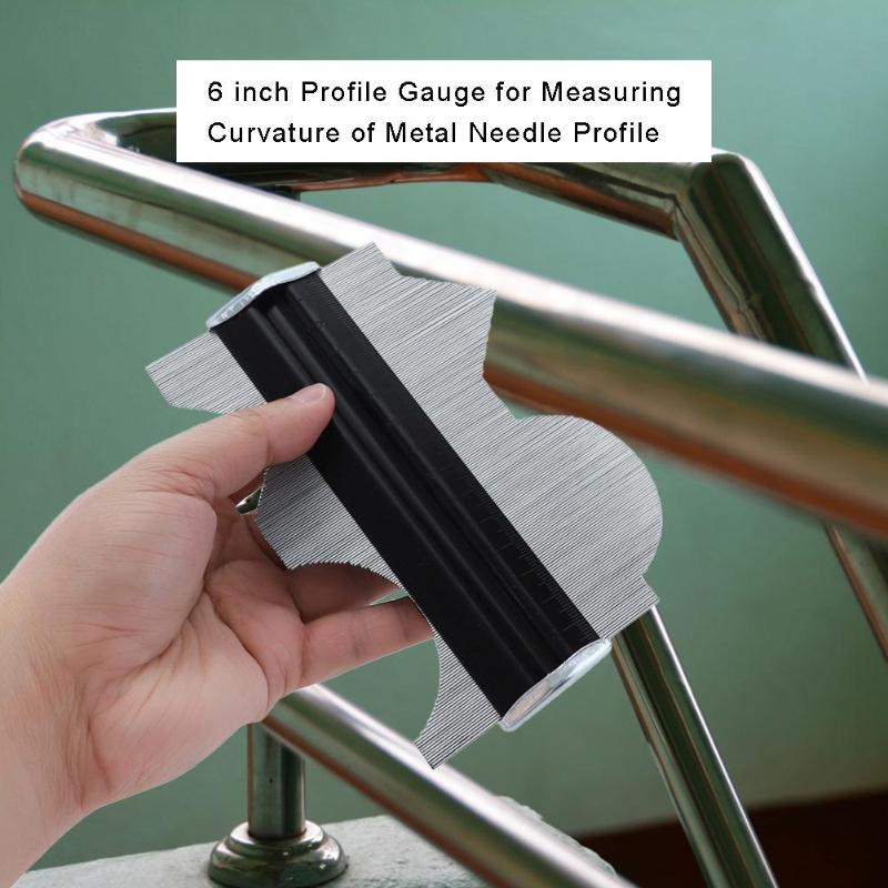 6 inch Metal Needle Contour Profile Gauge Tiling Laminate Contour Gauge