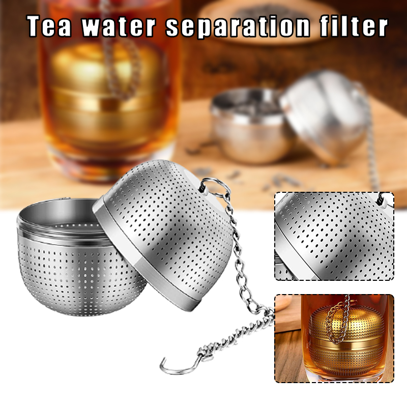 Colador de té Infusor de té de acero inoxidable, filtro prémium para té suelto, aromatizante, venta de PR: Default Title