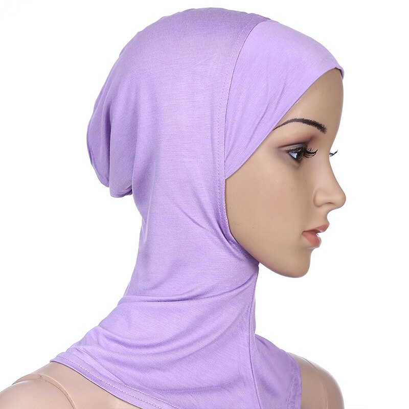 Foulard musulman pour femmes, voile, Hijab, foulard, turban, chapeau islamique: 17