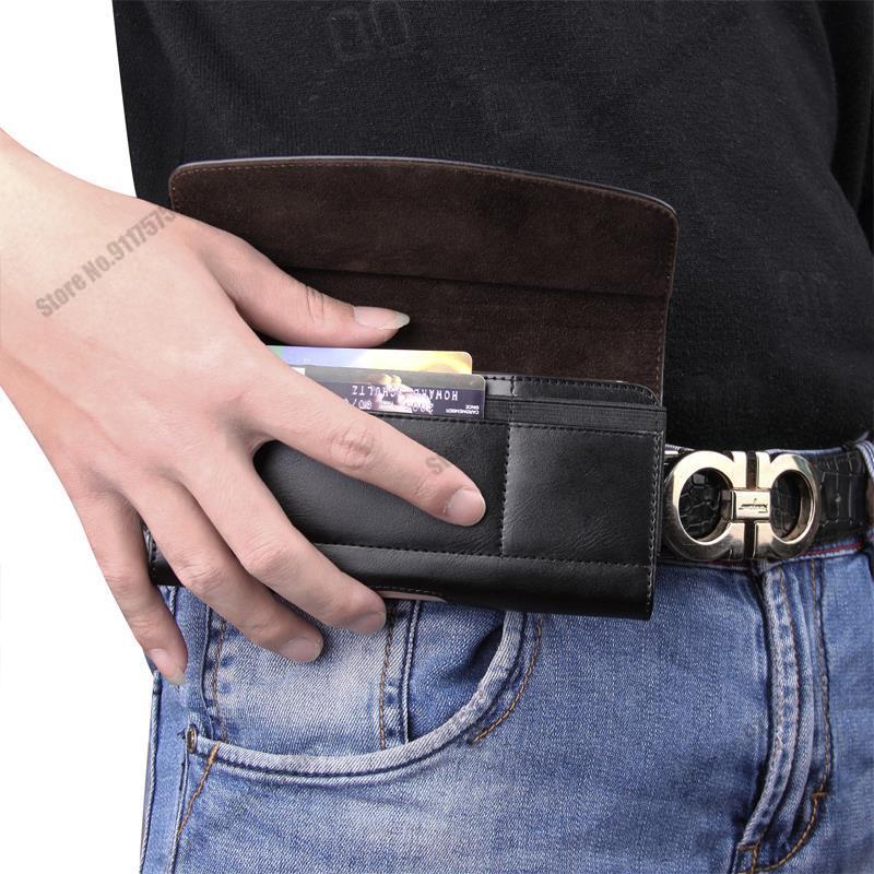Odwróć gniazdo kart etui na telefon pokrywa dla Umidigi A11 Pro Max przypadki uniwersalny futerał magnetyczny talii torba dla Umidigi Bison A7 A9 Pro