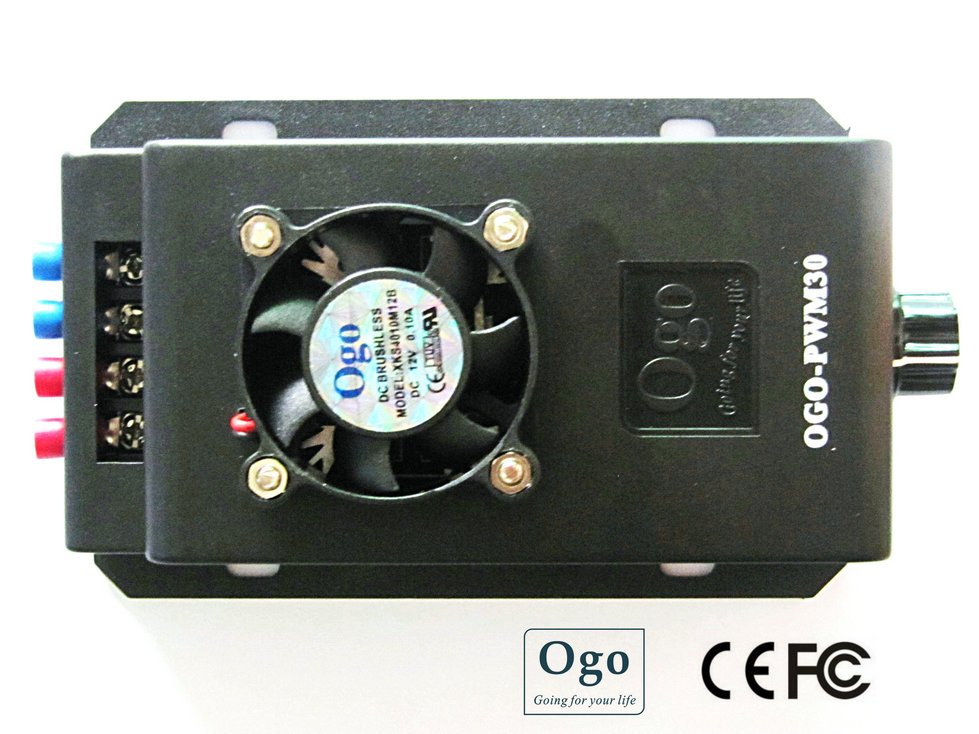 , 12/24V, 30A, HHO, PWM (OGO-PWM30), aprobación CE y FCC