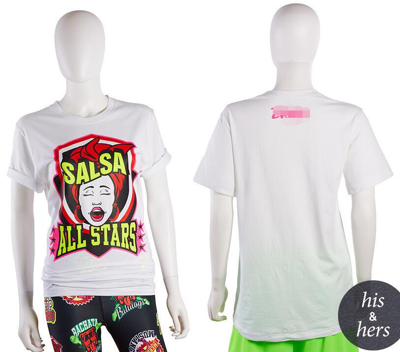 FIT FUNKY Womens Knitted cotton clothes zum fitness clothes tshirt tops mesh joint t shirt T286