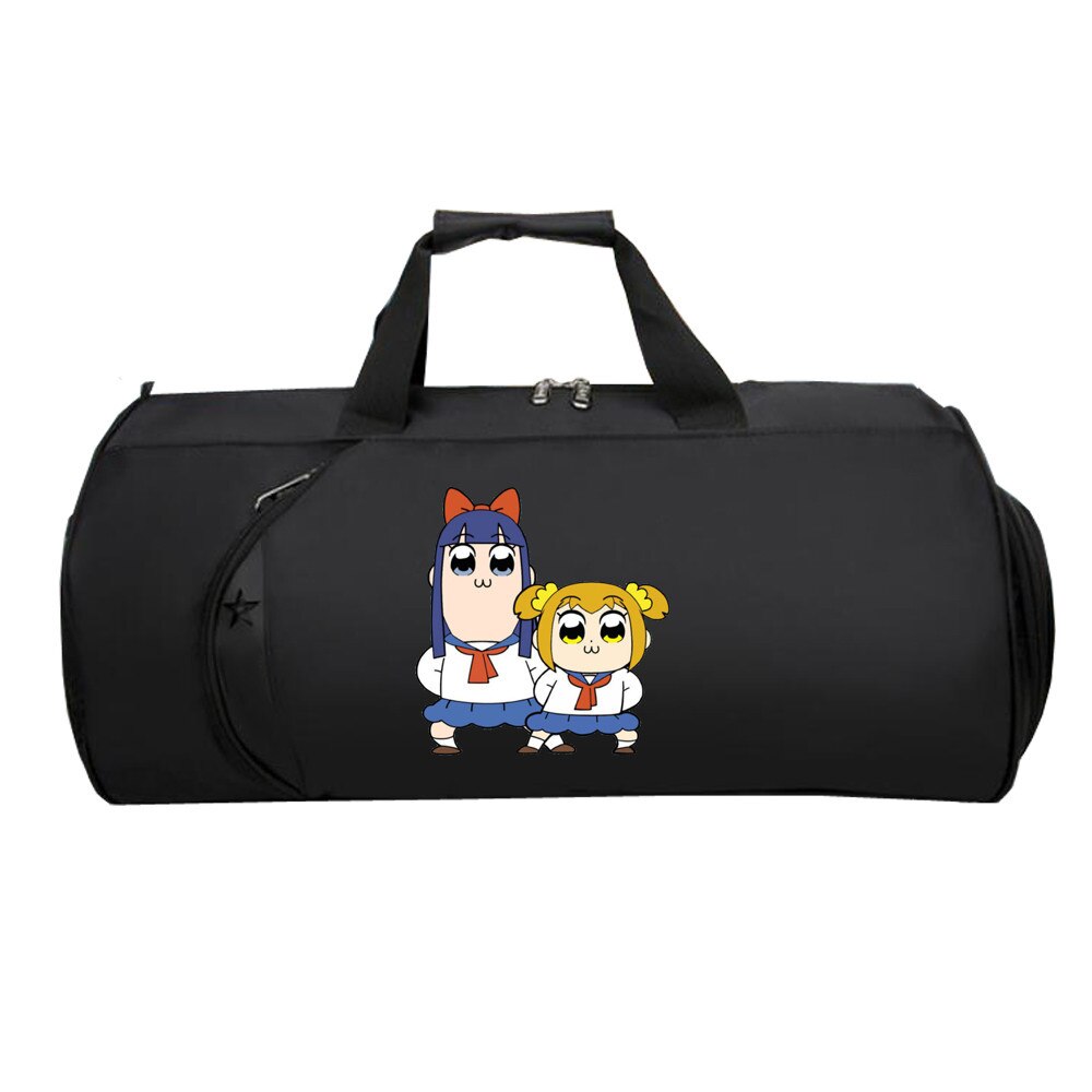 Pop Team Epic Reizen Bagage Tas Tieners Multifunctionele Grote Capaciteit Tas Mannen Vrouwen Hand Duffel Reizen Bagage Pakket: 05