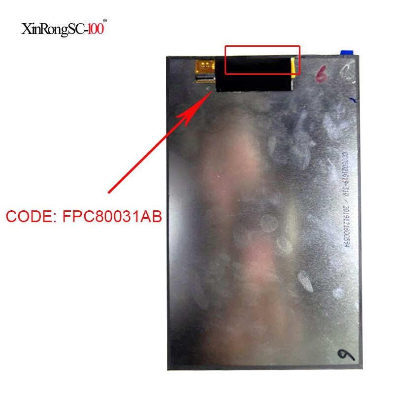 Pantalla LCD de matriz para Tablet Teclast P80X TLA008 309598, de 8 pulgadas, de 31 Pines, FPC80031AB, FPC80031AD: 1