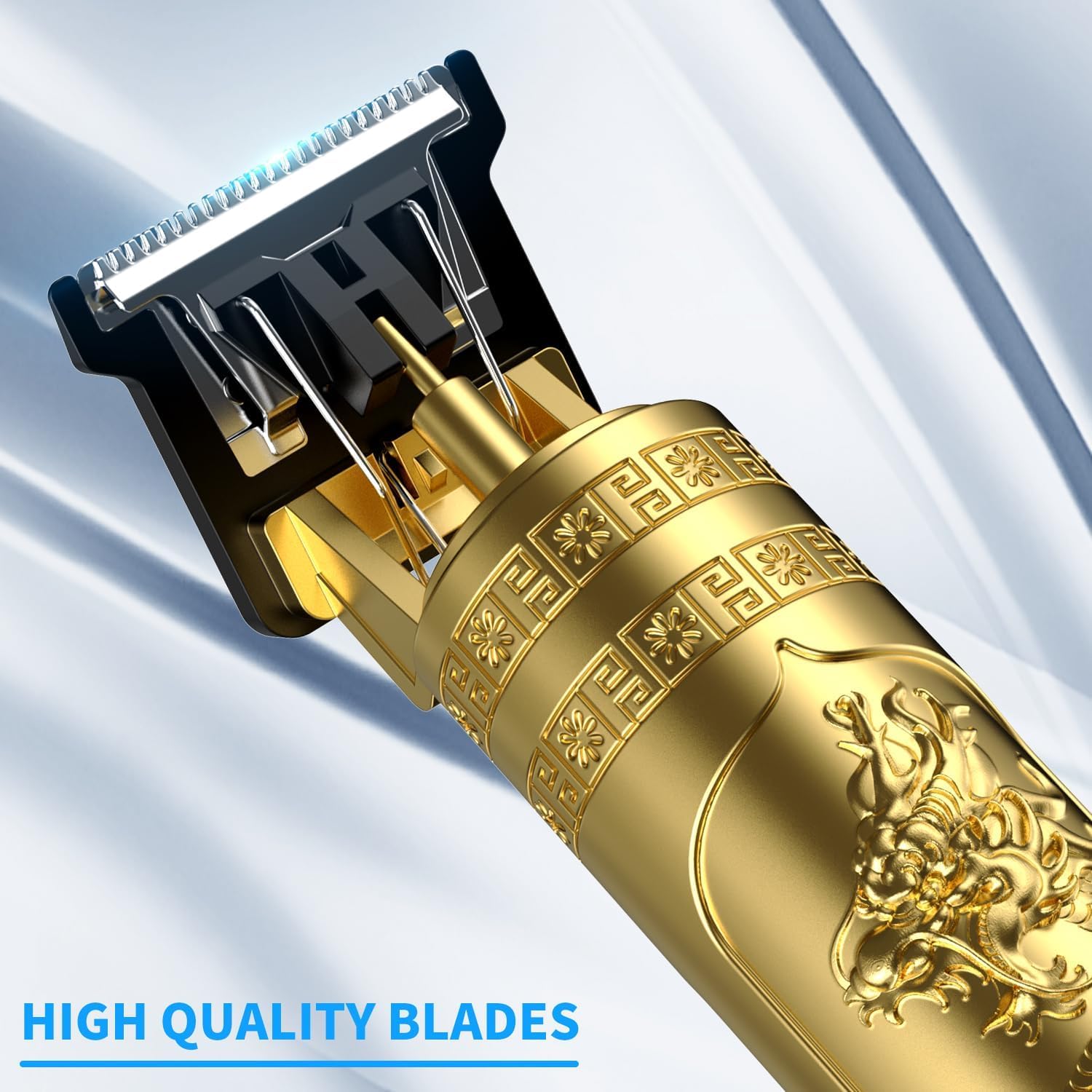 Beard Trimmer for Men Zero Gapped T-Blade Hair Clipper & Mustache Trimmer Kit with LCD Display Hair Shears
