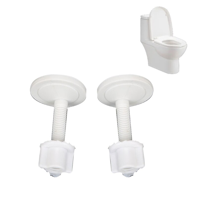 Universal toiletlåg skrue toiletsæde fastgørelsesskruer ekspansionsskrue sæt toiletforbindelsesmøtrikker tilbehør: 1