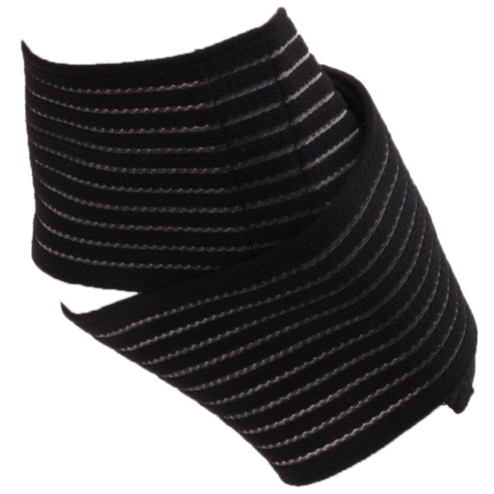 Elastic Sports Safety Ankle Support Football Basketball Taekwondo Sport Protection Bandage Gym Ankle Sprain Brace Guard Protect: black