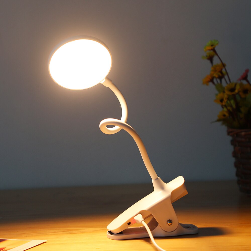 Clip Draadloze Tafellamp Studie Touch 1200Mah Oplaadbare Led Leeslamp Bureaulamp Usb Tafellamp Flexo Lampen Tafel