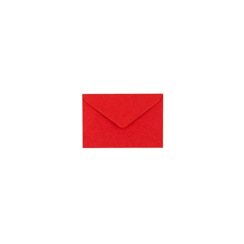 10PCS Color Mini Envelope Membership Card Paper Storage Blank Envelopes ID Card Packing Letter Envelope: red