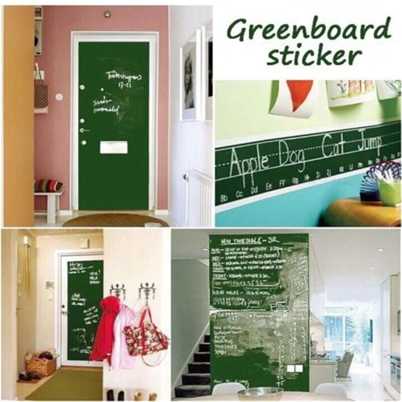 Chalk Board Blackboard Stickers Removable Vinyl Draw Decor Mural Decals Art Chalkboard Wall Sticker For Kids Rooms