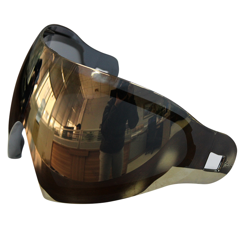 Ersatz-Ersatzbrille mit blauer Anti-Beschlag-Thermlinse für Farbstoff I4-Maske: gold