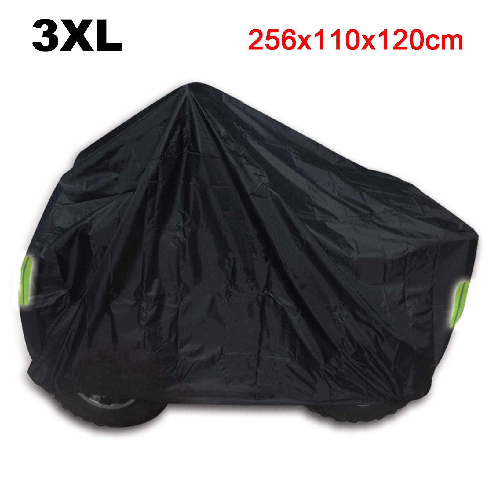 NEVERLAND ATV Cover - Waterproof Outdoor Heavy Duty 4 Wheeler With Reflective Striping, Wind Snow UV Protection Dustproof For All Motorcycle XXXL
