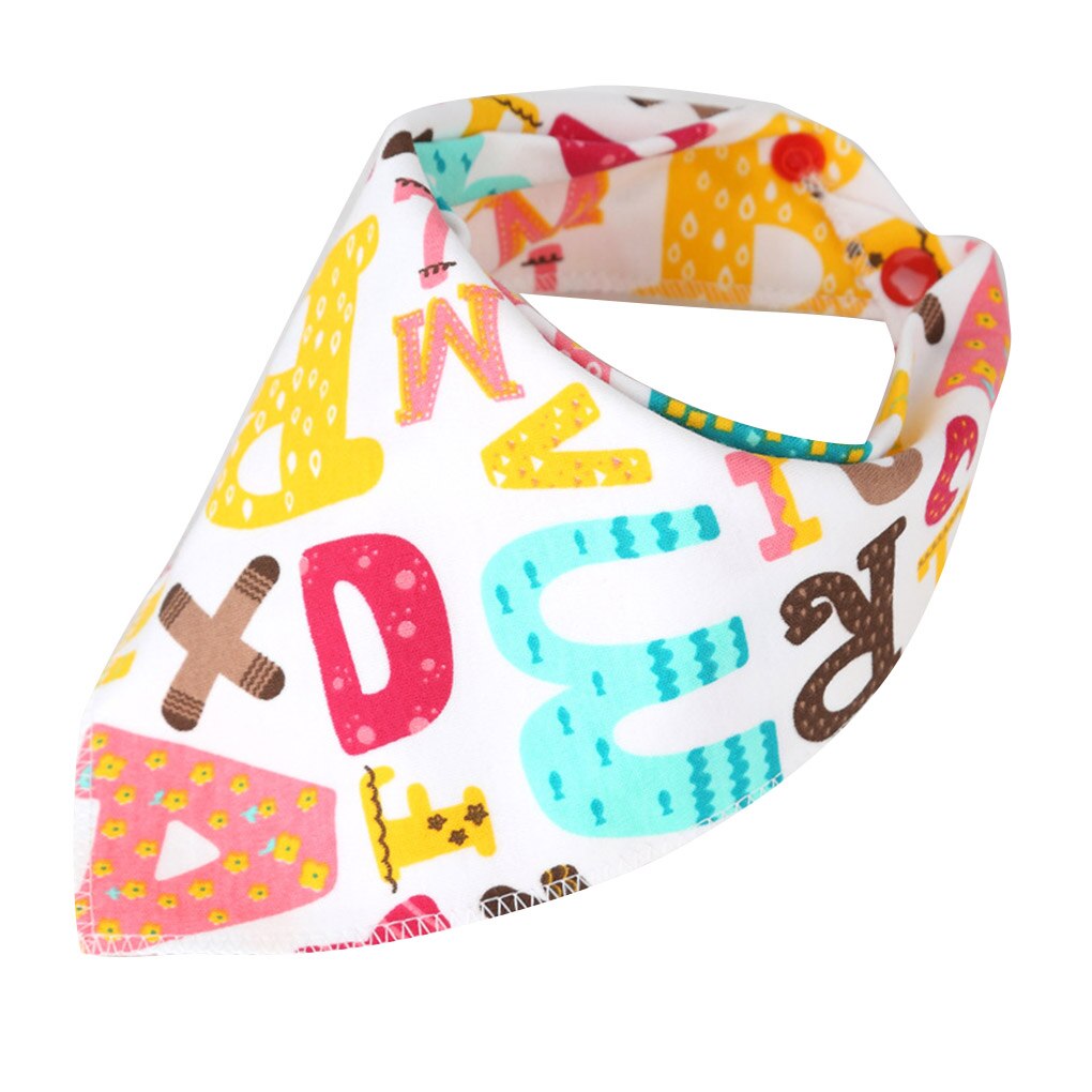 23 Kleuren Cartoon Leuke Baby Kids Zakdoek Baby Zacht Katoen Kwijlen Speeksel Handdoek Herbruikbare Peuter Gedrukt Bib: NO.6