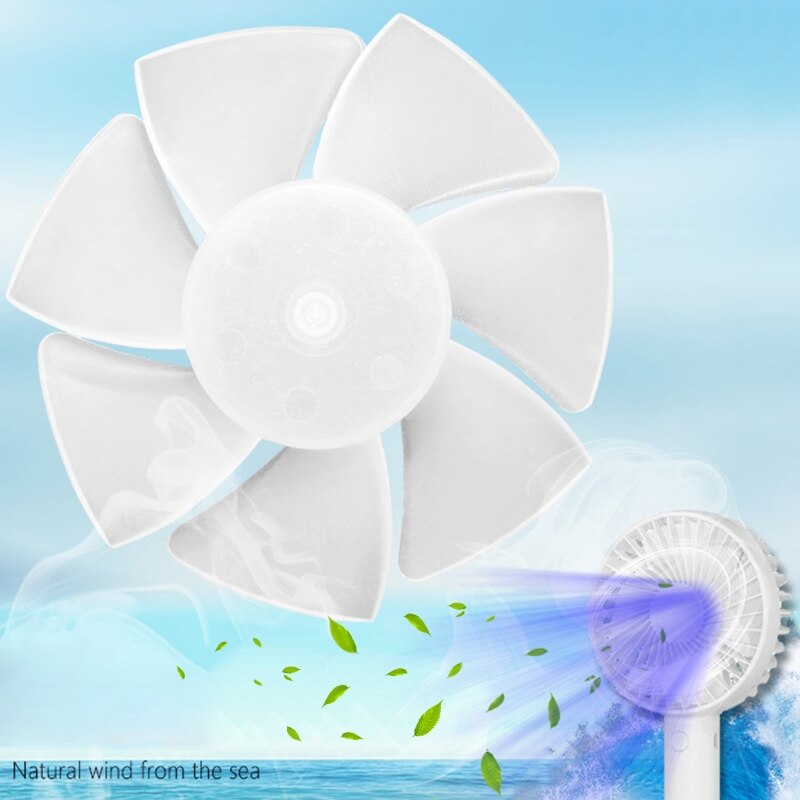 J6PE RV Vent Fan Blade Transparent Replacement Fan Blade Round Bore RV Fan Blades for Bathroom Roof Vent Range Hood