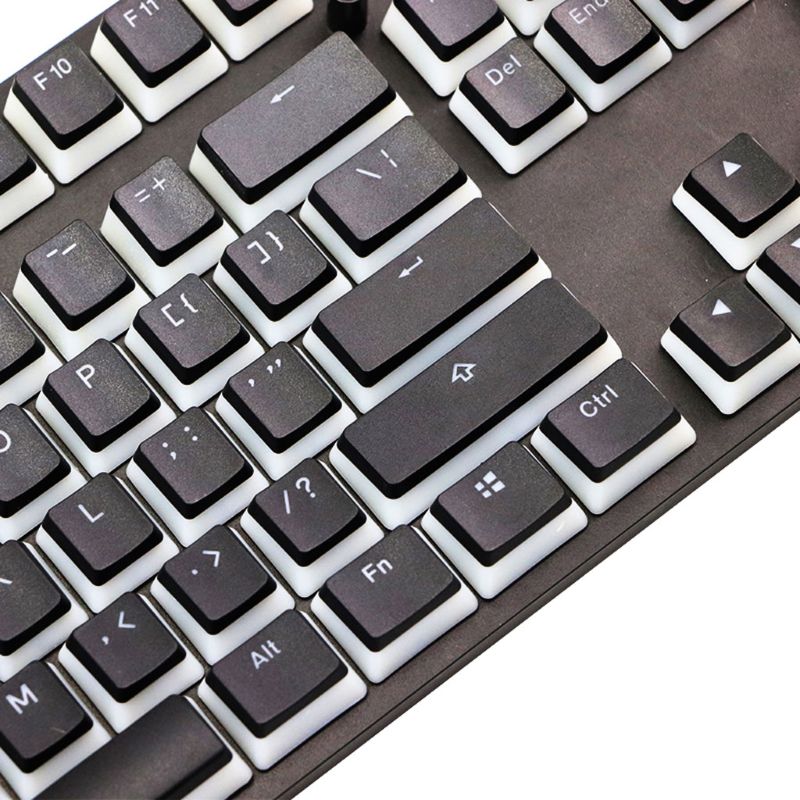 Rvb 143 Keycaps ANSI disposition PBT pouding Double peau lait tir rétro-éclairé Keycap pour Corsair K70 K65 clavier mécanique