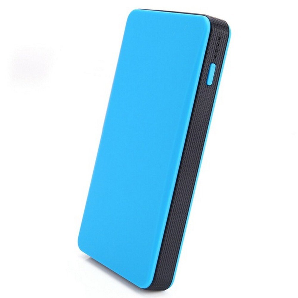 12V 20000Mah Auto Jump Starter Utral-Dunne Multifunctionele Power Bank Booster Draagbare Oplader Auto Outdoor noodstroomvoorziening: Blue