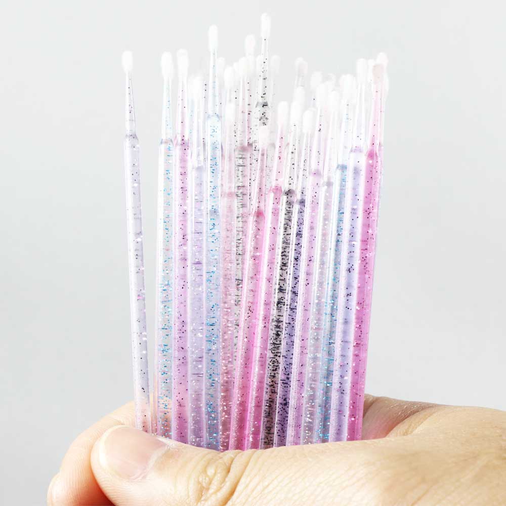 Disposable MicroBrush Eyelashes Extension Individual Lash Removing Swab Micro Brush For Eyelash Extension Tools
