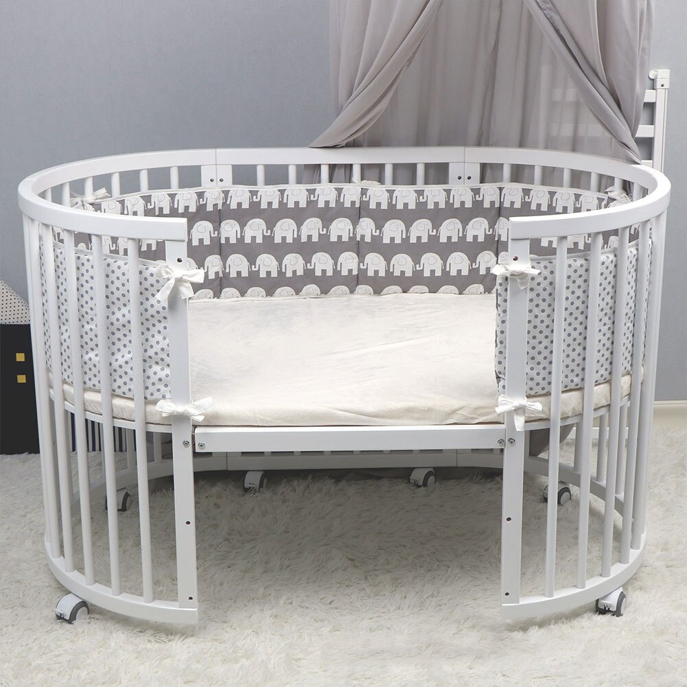 Gefüllte Puppe Bett Stoßstange Wohnkultur Kinderbett Protector Soft Neugeborenen Baby Kissen Kissen Schlafzimmer Komfortable Zaun Kinder Infant Krippe
