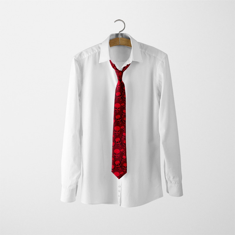 Corbata clásica de con estampado 3D para hombre, corbatas creativas con estampado divertido de calavera para de periódico y boda, corbatas delgadas de poliéster de 8cm de ancho para hombre