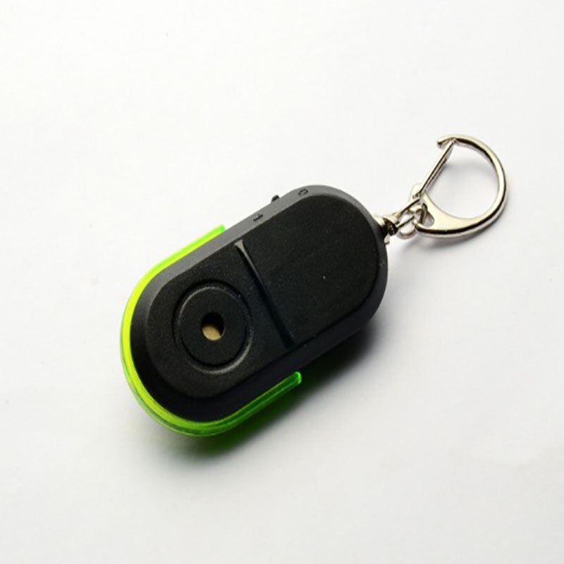 Aankomst Draadloze 10m Anti-Verloren Alarm Key Finder Locator Sleutelhanger Whistle Sound Met LED Licht Mini Anti lost Key Finder